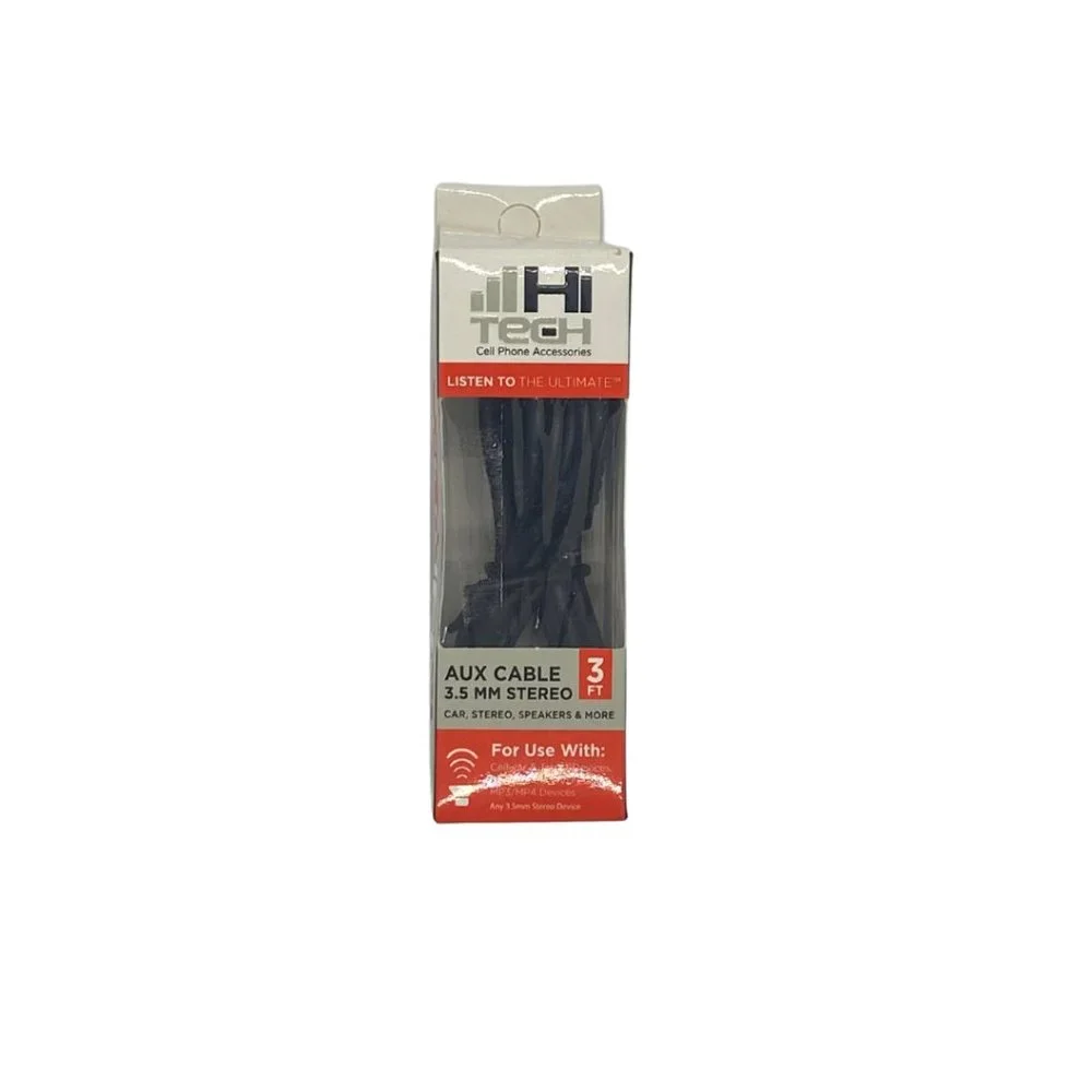 Aux Cable 3 Ft. & 3 Ft. MM Stereo